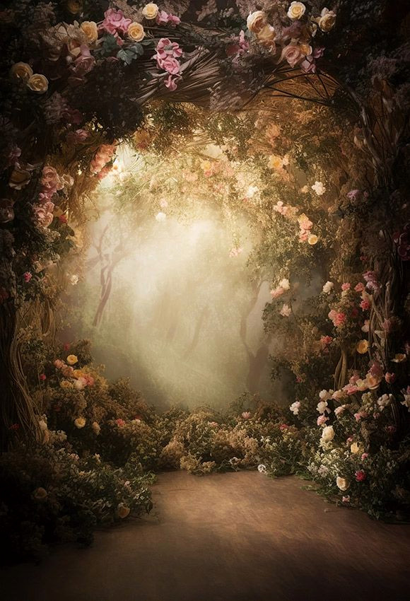 Spring Floral Backdrops for Newborns and Babies