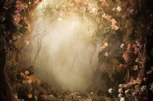 Spring Flower Wonderland Backdrops for Magical Photos