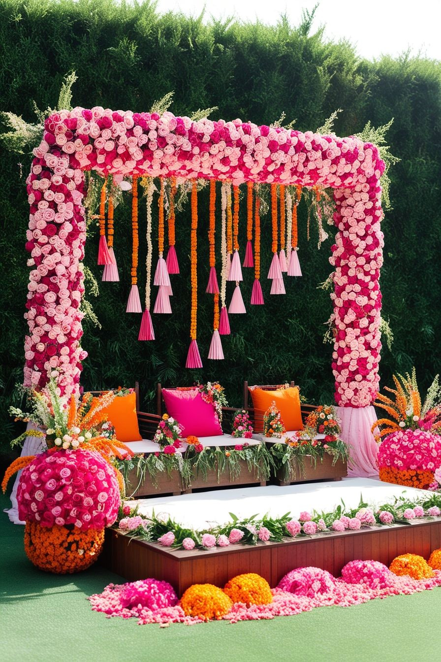 Dazzling Indian Haldi Decor Trends for Spring