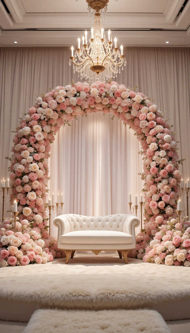 Elegant Floral Backdrops for Dreamy Weddings