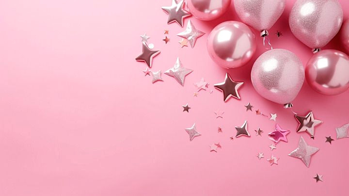 Free Pink Birthday Balloon Wallpapers for Your Party Celebration