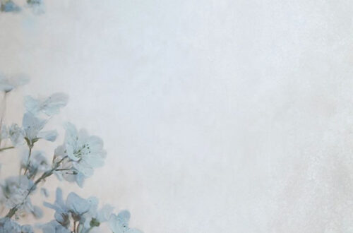 Elegant Blue Floral Background