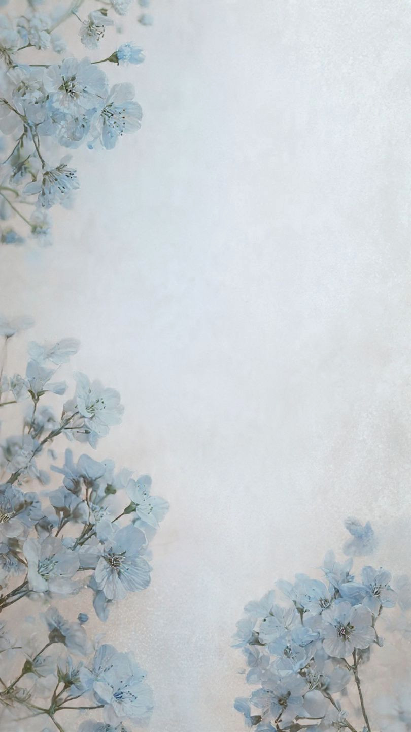 Elegant Blue Floral Background