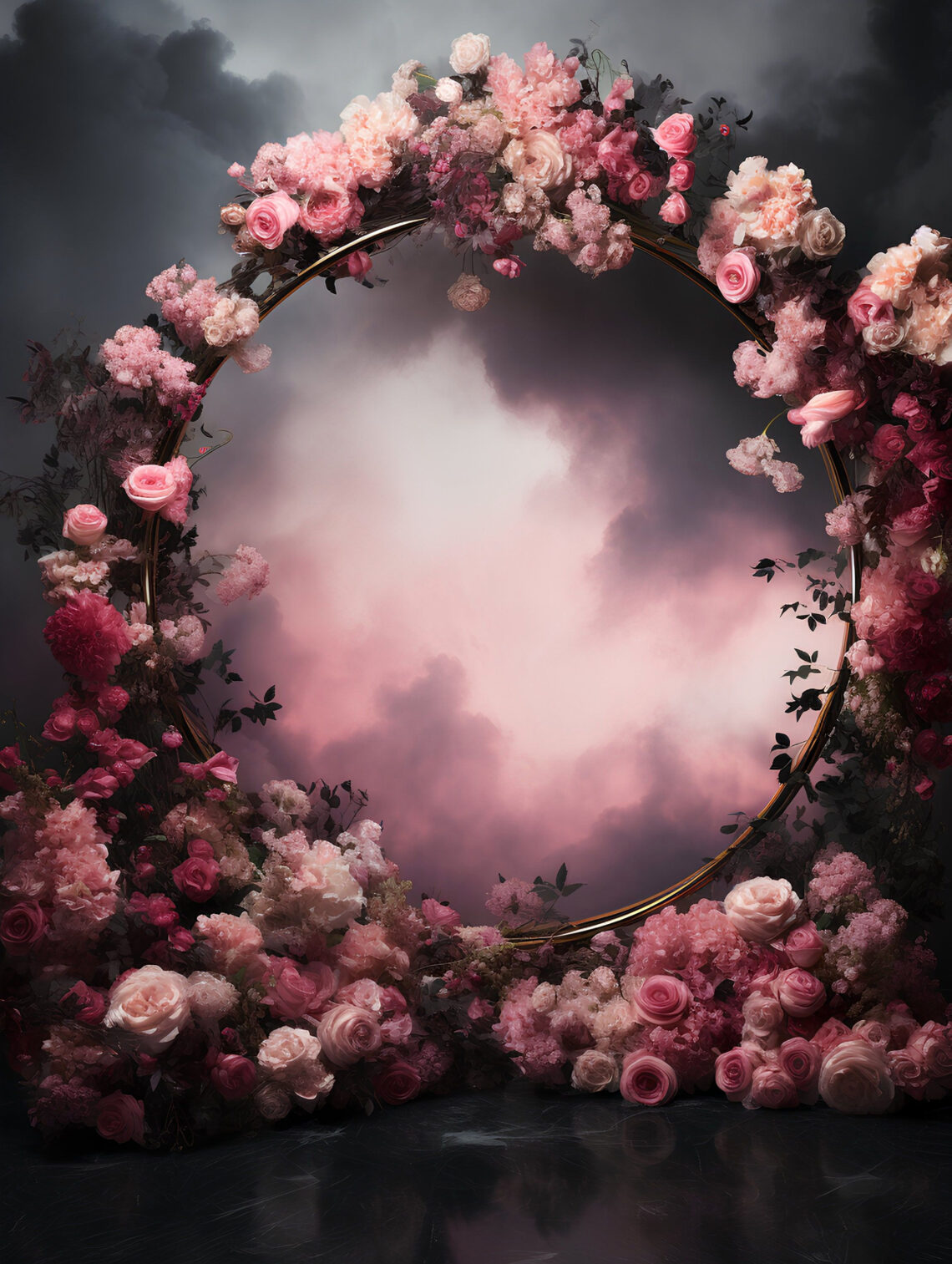 Elegant Floral Backdrop Set