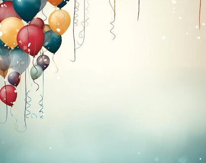 Happy Birthday Backgrounds: AI-Generated Images Happy Birthday Backgrounds: AI-Generated Images