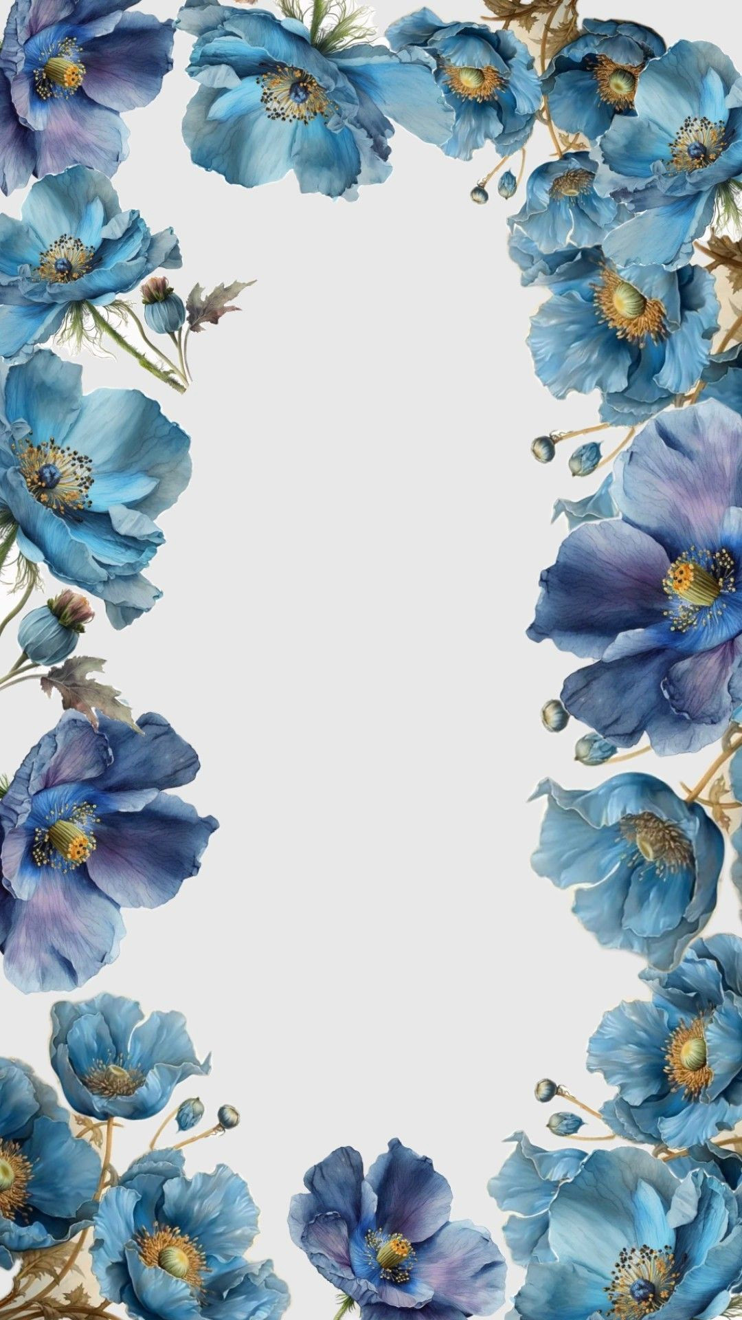 Blazing Blue Blooms Inspiration