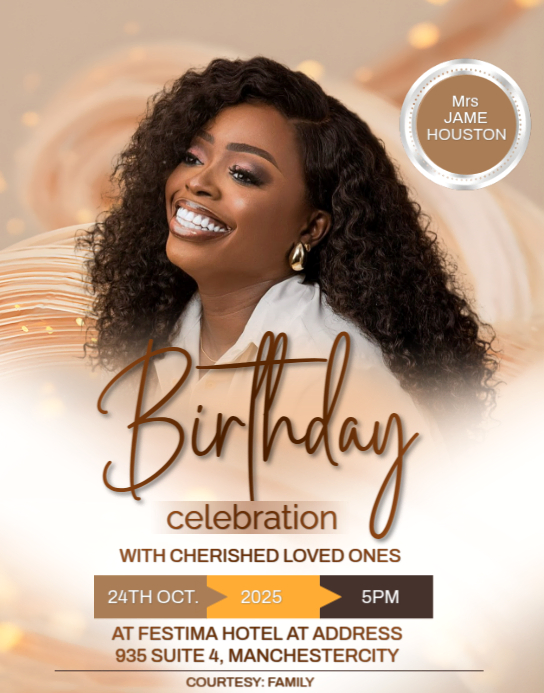 Birthday Flyer Template: Easy DIY Party Design