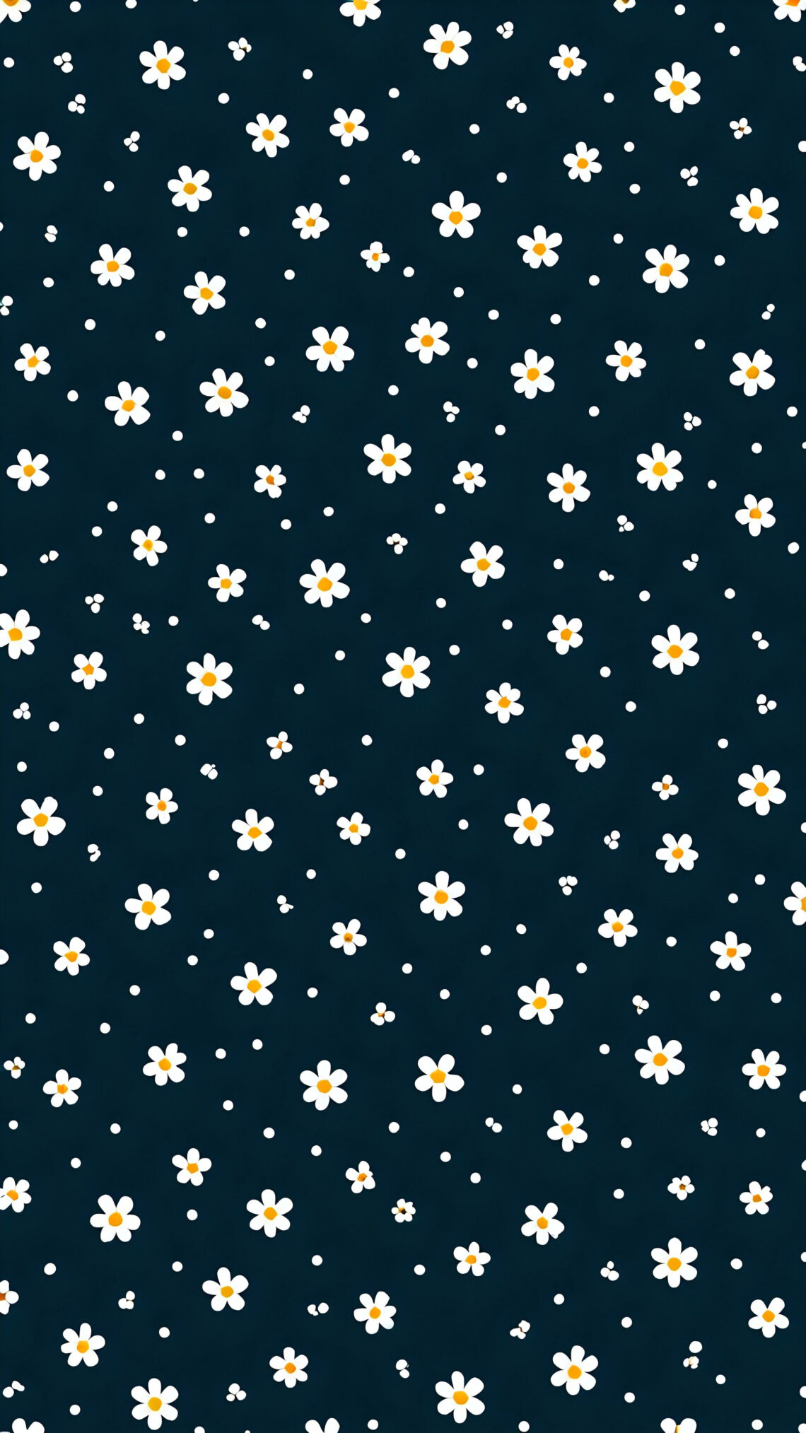 Blue Blooms in Darkness