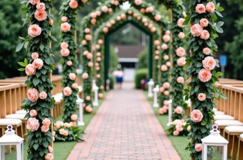 Romantic Wedding Aisle Goals on a Budget Romantic Wedding Aisle Goals on a Budget