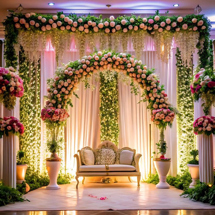Dreamy Floral Wedding Backdrops to Die For