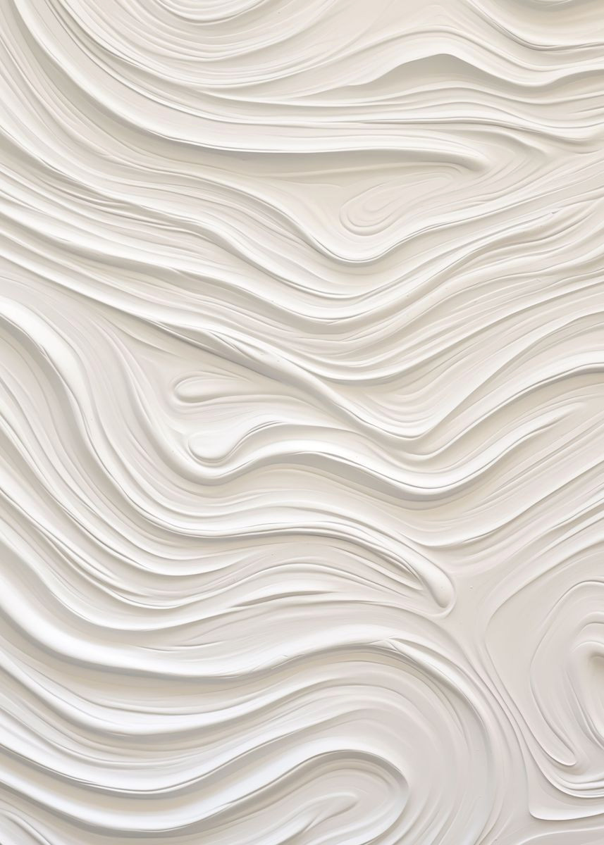 Stunning White Abstract Art Prints