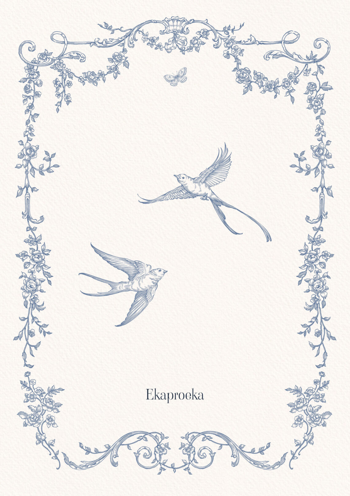 Elegant Vintage Wedding Invitation