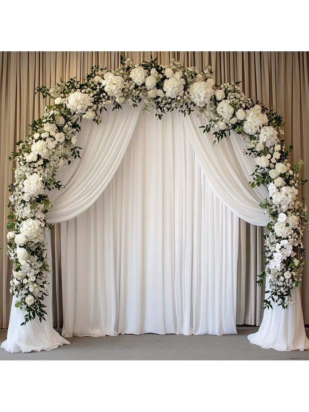 Elegant 6.6ft Backdrop for Weddings & Events