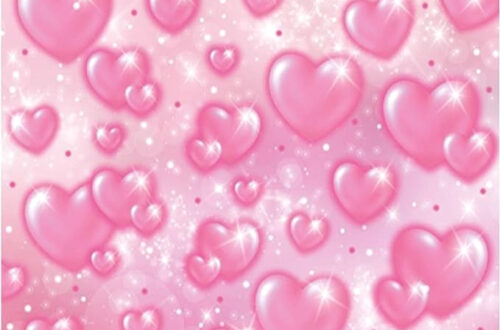 Romantic Pink Heart Backdrop for Valentine’s Day & Baby Shower Parties Romantic Pink Heart Backdrop for Valentine’s Day & Baby Shower Parties