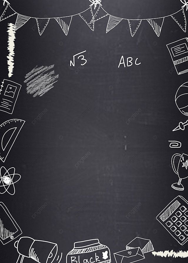 Free Hand-Drawn Blackboard Wallpapers for Your Classroom