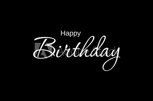 Bold Happy Birthday Text Animation Bold Happy Birthday Text Animation
