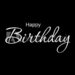 Bold Happy Birthday Text Animation Bold Happy Birthday Text Animation