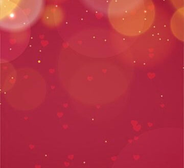 Romantic Hanging Hearts Wallpaper: Free Download