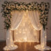 Dreamy Ivory Wedding Arches Under the Stars