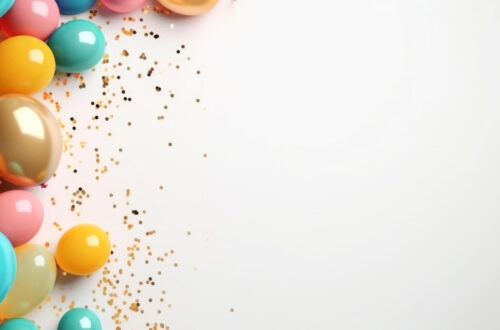 FREE Happy Birthday Background with POPPING Balloons