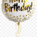 Gold Balloons Birthday Party PNG Pack [Free Download]