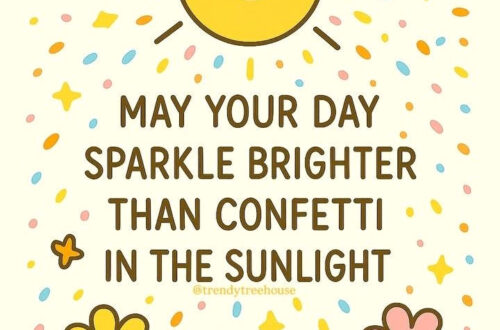 Confetti and Sunshine: A Bright Morning Routine