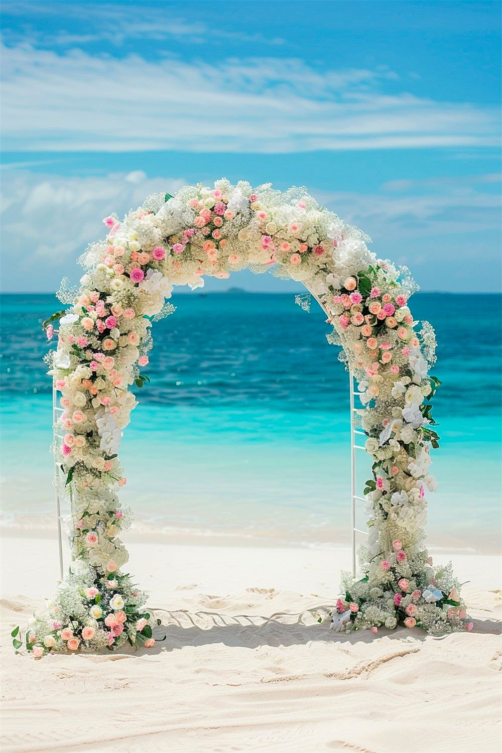 Easy Beachside Wedding Backdrop Ideas