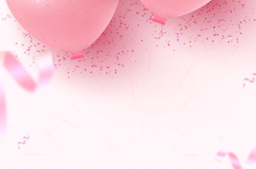 Rose Balloon Birthday Banners: Editable Template for Any Occasion