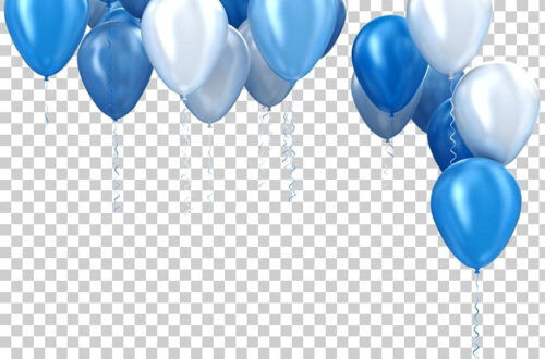 Free Blue Balloon Birthday Images