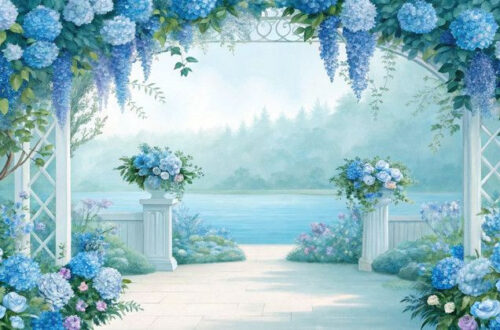 Blushing Blue Floral Wedding Backgrounds (JPG Free Download) Blushing Blue Floral Wedding Backgrounds (JPG Free Download)