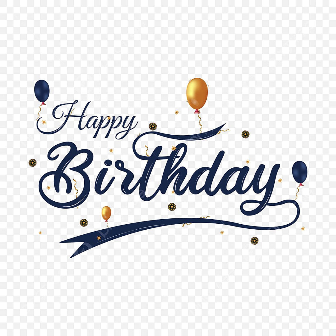 Free Happy Birthday Graphics: Transparent PNG & Vector