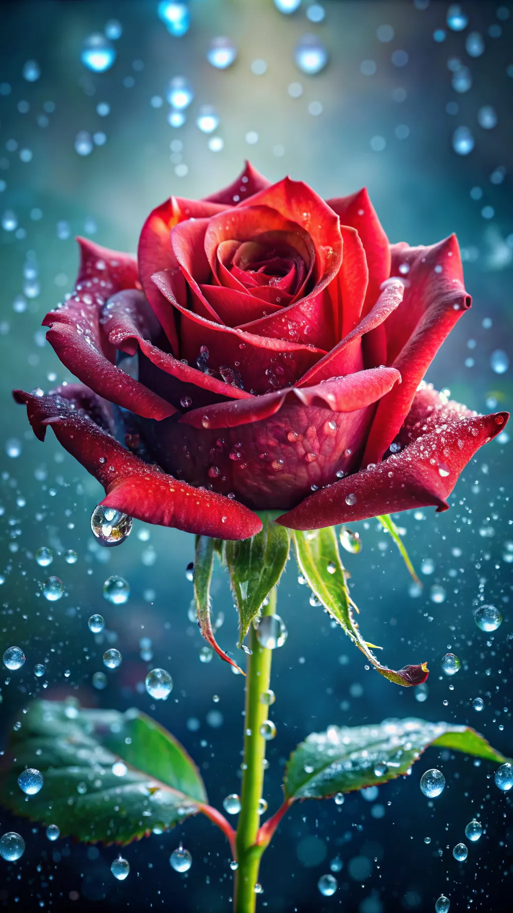 Download Free Red Rose Wallpaper HD