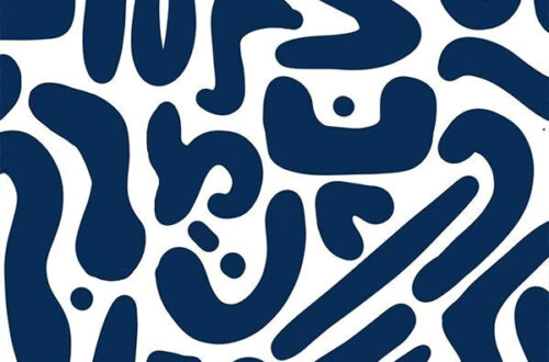 Elegant Blue Abstraction