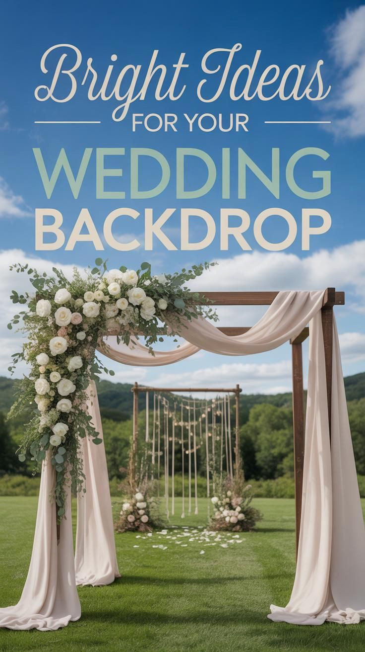 Romantic Wedding Backdrops: 10 Stunning Arbors for Outdoor Bliss