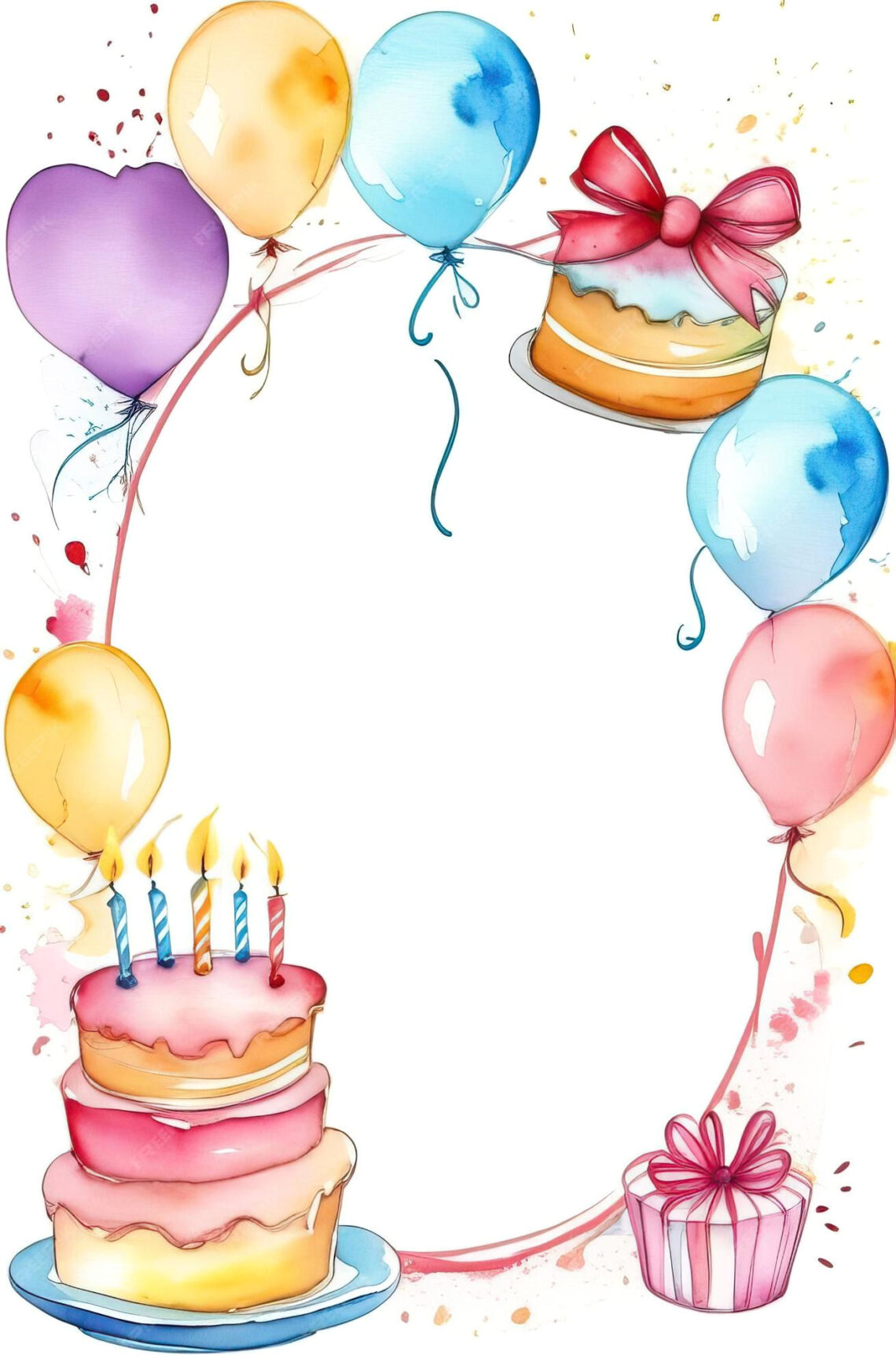 Świąteczna Świeca z Balonami i Ciastkami