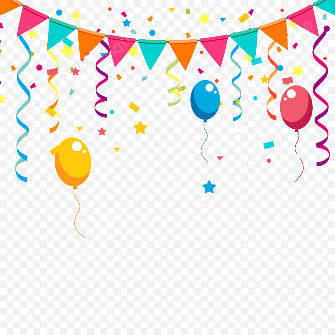 Free Colorful Birthday Party Decorations Download