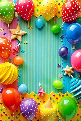 Free Download: Colorful School Birthday Card Templates