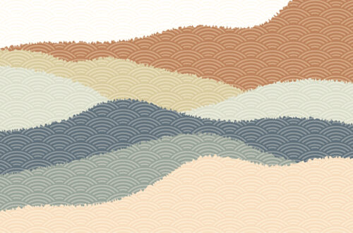 Mountain Wave Oasis: Japanese-Inspired Landscape Decor Mountain Wave Oasis: Japanese-Inspired Landscape Decor