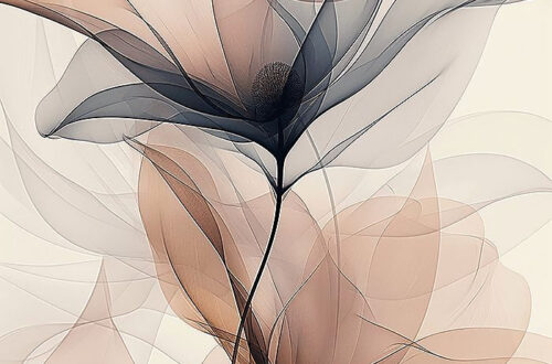 Soft Beige Art Blends Elegance