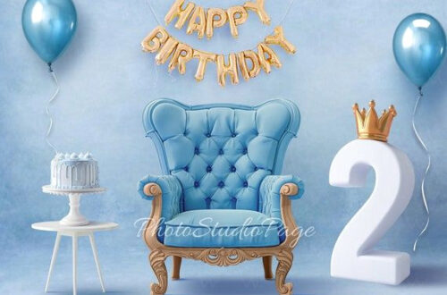 Sweet Boy’s 2nd Birthday Backdrop Dream