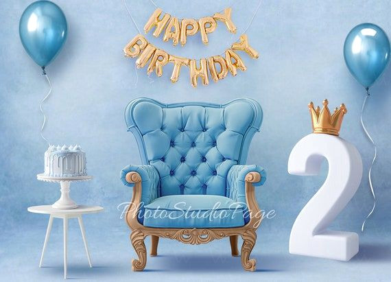 Sweet Boy’s 2nd Birthday Backdrop Dream