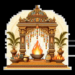 Epic Hindu Wedding Mandap: Free Fire-Themed Vector Images