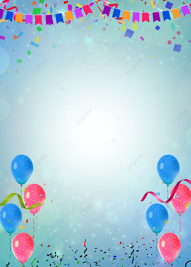 Download Free Colorful Balloon Birthday Backgrounds