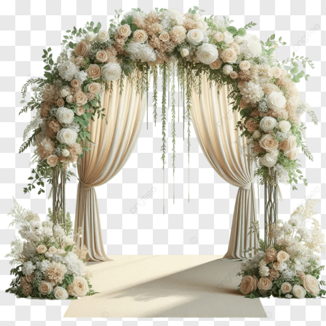 Free Elegant Wedding Flower Backdrop for Your Special Day