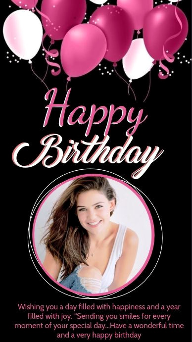 Customizable Birthday Wishes Card Templates