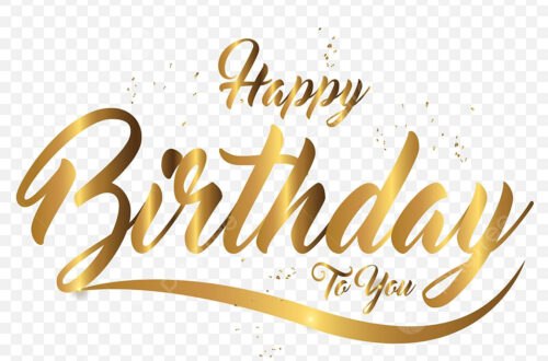 Golden Birthday Graphics: Free Download