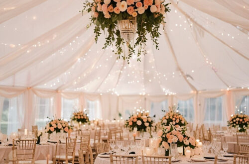 Dramatic Nighttime Wedding Decor Ideas