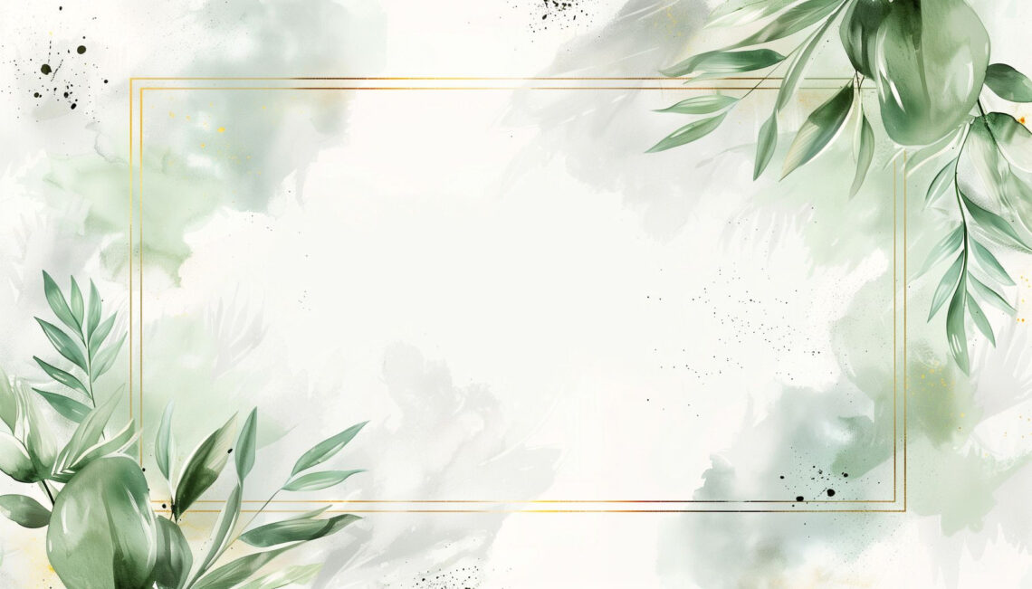 Nature’s Canvas: Foliage Background Card