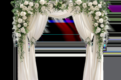 Free Elegant Wedding Arch With Floral Magic