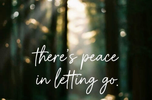 Find Inner Peace by Letting Go
